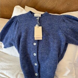 Dôen Anisa Cardigan in Dusk Blue